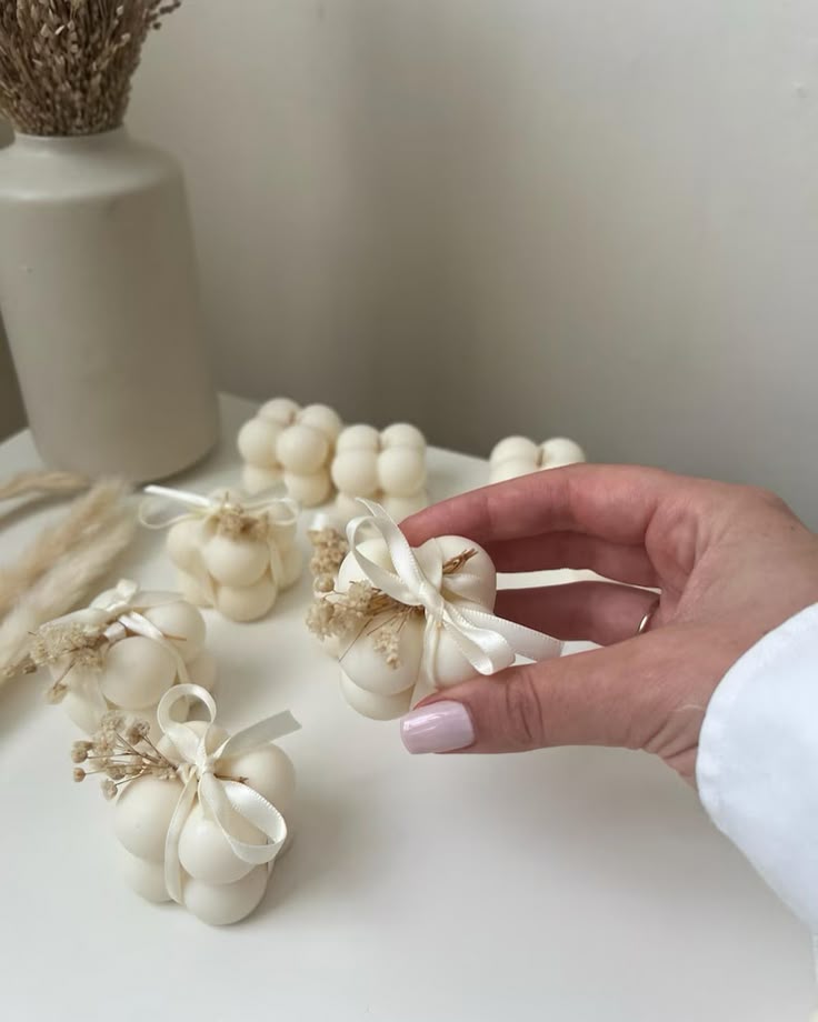 Mini bubble Candle with Decorations