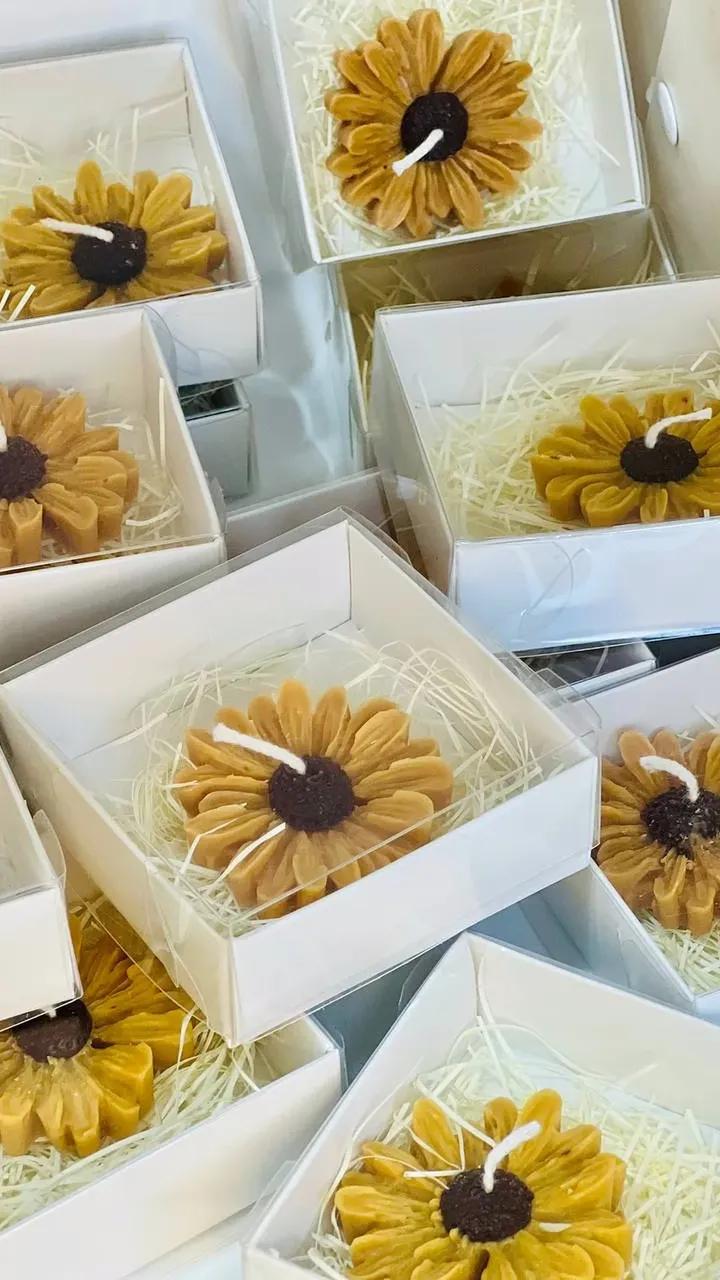 Daisy Candle with box