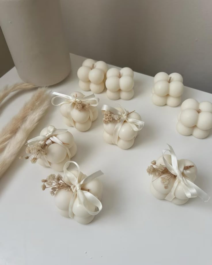 Mini bubble Candle with Decorations